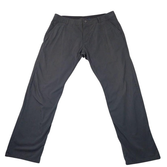 Kuhl Slax Pants Mens 38x32 Gray Enduro Stretch Hiking Outdoor Straight Leg - Picture 1 of 13